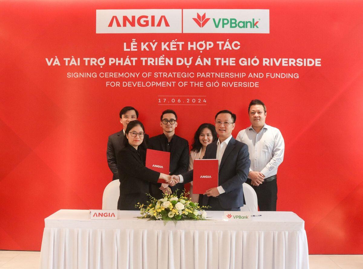 An Gia (AGG) và VPBank ký hợp tác, tài trợ 1.000 tỷ cho dự án The Gió Riverside