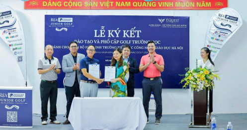 Trường Tiểu học Công nghệ giáo dục Hà Nội (Alpha Schools - CGD): Trường học đầu tiên tại Việt Nam thí điểm đưa golf vào giảng dạy cho 100% học sinh