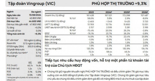 Vingroup đã tất toán hơn 900 triệu USD trái phiếu quốc tế có quyền chuyển đổi thành cổ phiếu VIC, VHM, VFS