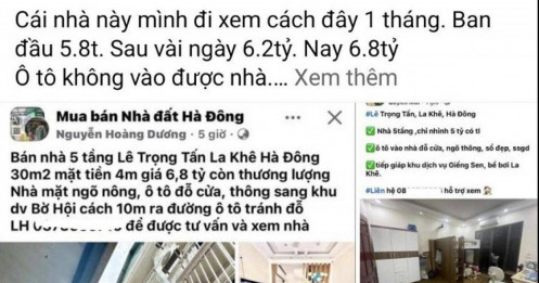 Giá nhà tại Hà Nội tăng “sốc”, hàng chục nghìn người rủ nhau dừng mua tránh “ngáo” giá