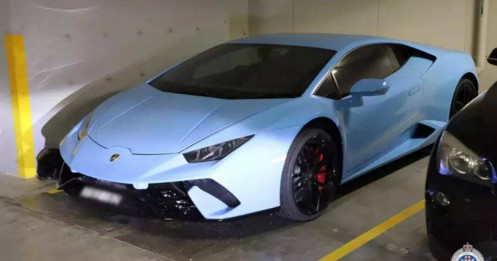 Cảnh sát tịch thu siêu xe Lamborghini của dân chơi nộp đơn xin trợ cấp thất nghiệp trong 5 năm