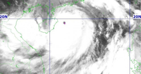 Siêu bão số 3 giật cấp 17 đang cách Quảng Ninh 550 km