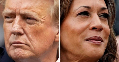 Thăm dò trước thềm tranh luận: Ông Trump vượt lên bà Harris