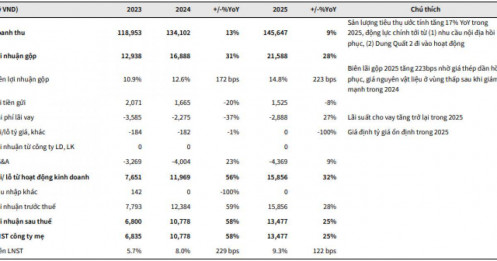 Lợi nhuận của Hòa Phát (HPG) trong năm 2024 sẽ đạt gần 11.000 tỷ đồng