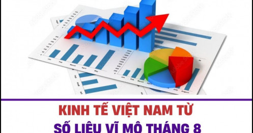 Kinh tế Việt Nam từ số liệu vĩ mô tháng 8