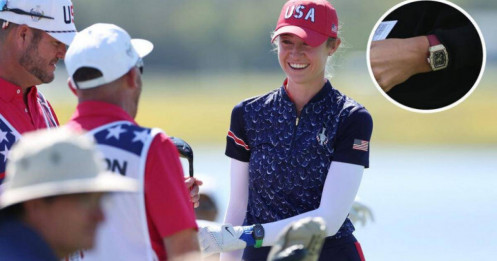 Nelly Korda đeo đồng hồ Richard Mille trị giá 8,5 tỷ đồng tại Solheim Cup