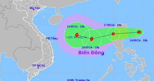 Áp thấp nhiệt đới hình thành gần Biển Đông