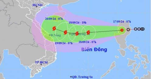 Hôm nay áp thấp nhiệt đới vào Biển Đông