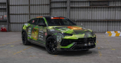 Cận cảnh chiếc Lamborghini Urus hàng hiếm tham dự Gumball 3000