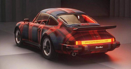 Porsche 930 Turbo phủ lớp vải caro mang tính biểu tượng đặc biệt kỷ niệm 50 năm