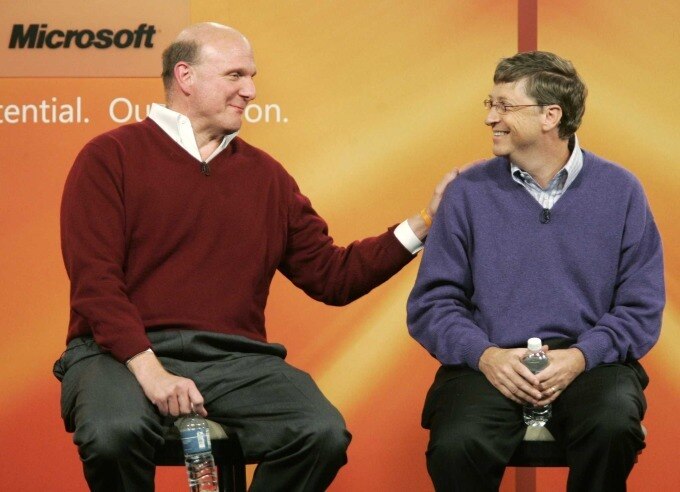Steve Ballmer lần đầu giàu hơn Bill Gates