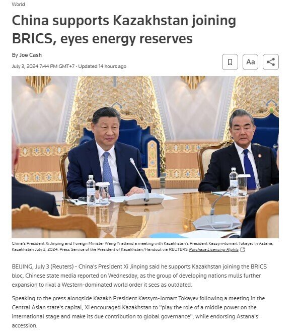 Trung Quốc khuyến khích 1 'ông lớn' dầu mỏ gia nhập BRICS, tiềm lực của khối ngày càng được củng cố