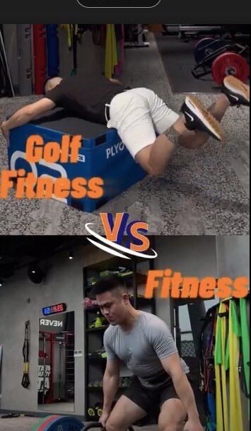 Điểm khác biệt giữa Fitness và Golf Fitness