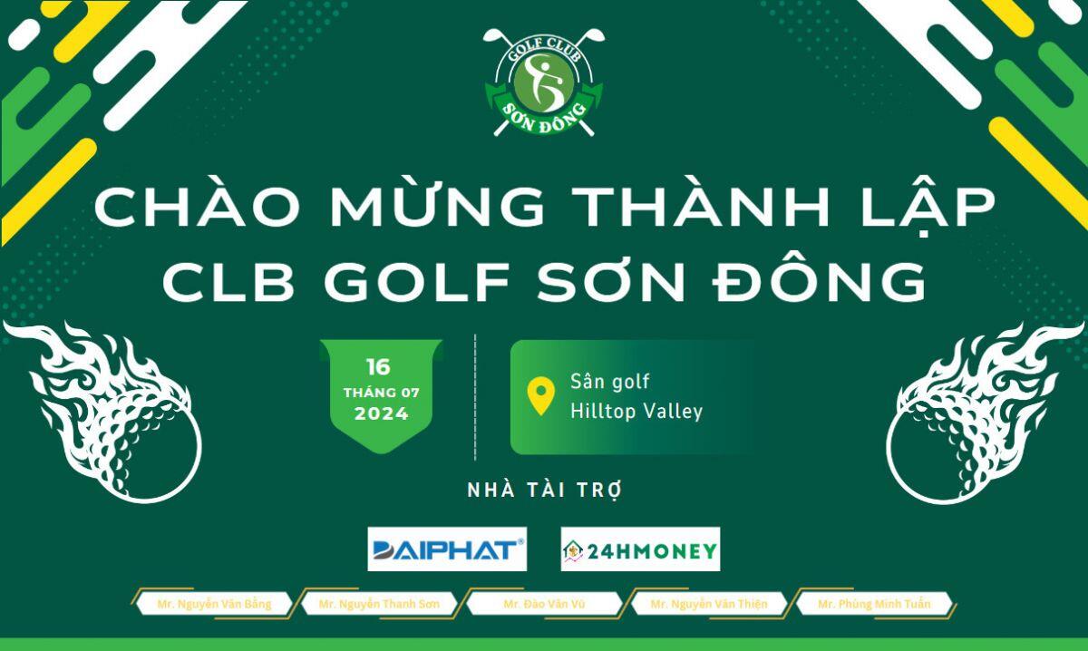 CLB golf Sơn Đông: "Mang golf đến với mọi người, mang vinh quang trên quê hương Sơn Đông"