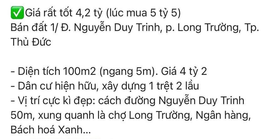 Rao bán buổi sáng, buổi chiều có người hỏi mua, chủ nhà sợ “hớ” tăng giá lô đất thêm 800 triệu