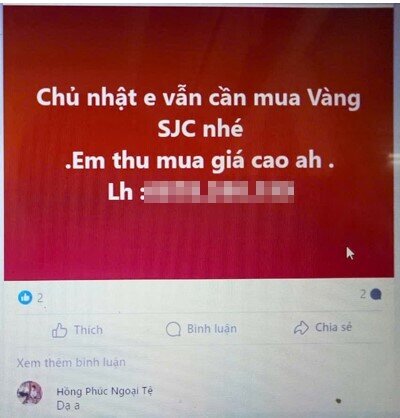 "Sóng ngầm" mua bán vàng miếng