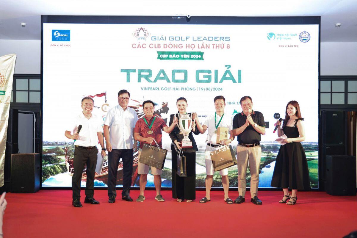 CLB Hoàng Huỳnh vô địch đồng đội Giải Golf Leaders các CLB Dòng Họ - Cúp Bảo Yến 2024