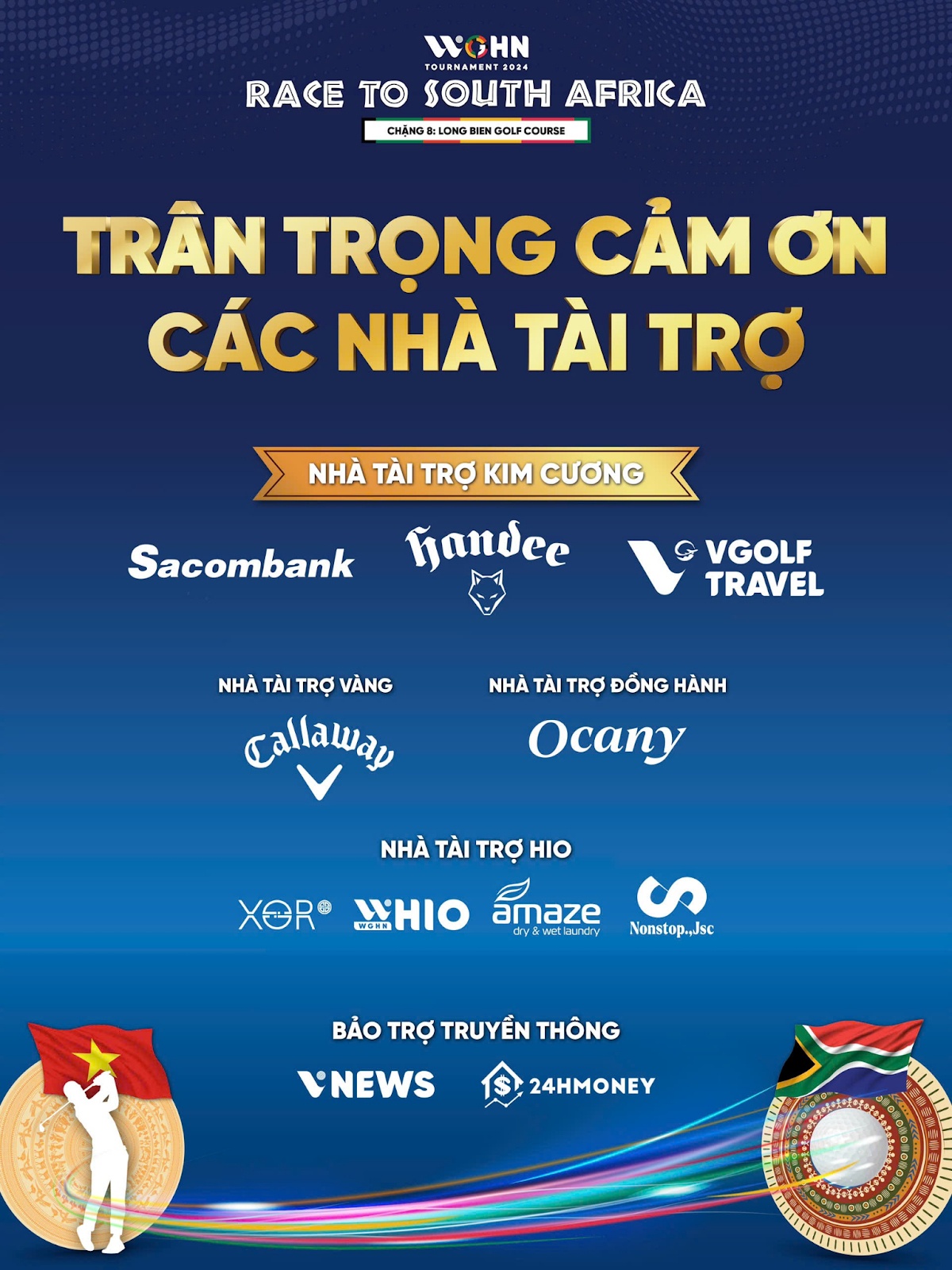 Chặng 8 WGHN Tournament Race to South Africa: Lộ diện 4 gương mặt golfer xuất sắc nhất góp mặt tại Vòng Chung kết tháng 11tới tại Nam Phi