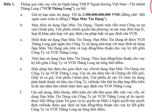 Chứng khoán Tiên Phong (TPS) vay 1.500 tỷ đồng từ Vietcombank