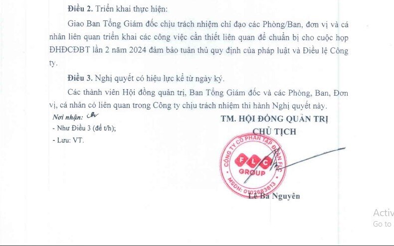 Sau phiên toà xử phạt ông Trịnh Văn Quyết, FLC họp bất thường lần 2 để bàn chuyện nhân sự thượng tầng