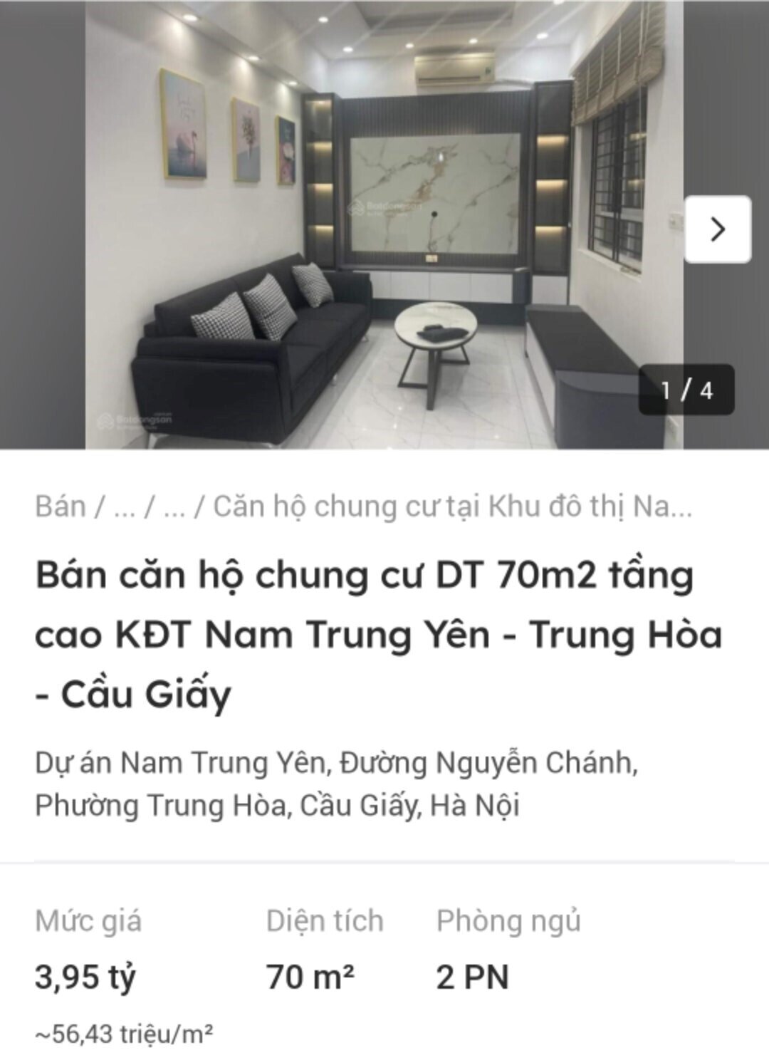 Người mua “sốc nặng”, nhà tái định cư thấm dột xuống cấp loang lổ được rao bán gần 4 tỷ đồng