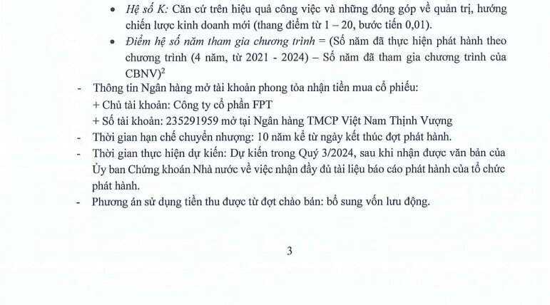 Tập đoàn FPT phát hành 10,6 triệu cổ phiếu giá 10.000 đồng/cp