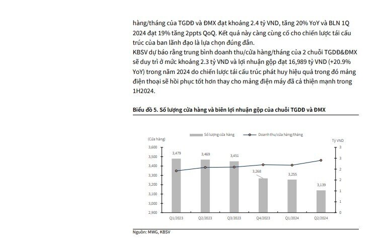 Bách Hóa Xanh có thể lãi trên 500 tỷ, đẩy lợi nhuận ròng TGDĐ tăng trưởng 2.360% trong năm 2024