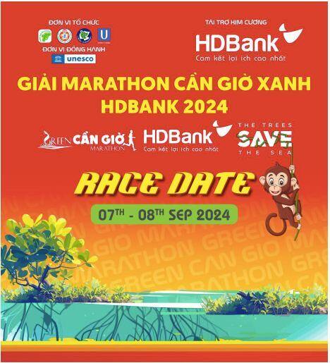 Nhiều hoạt động ý nghĩa tại “đường đua xanh” độc đáo Green Cần Giờ Marathon HDBank 2024