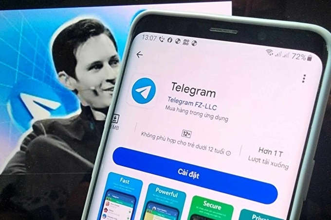 Lượt tải Telegram tăng mạnh sau khi CEO bị bắt