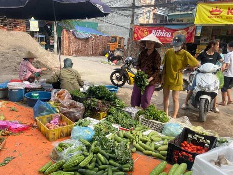 Người dân tích trữ thực phẩm phòng mưa bão, 7h30 sáng chợ đã "cháy" hàng thịt, vãn hàng rau