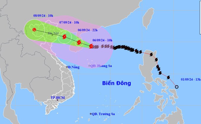 Huy động hơn 450.000 người, 6 máy bay chống bão Yagi