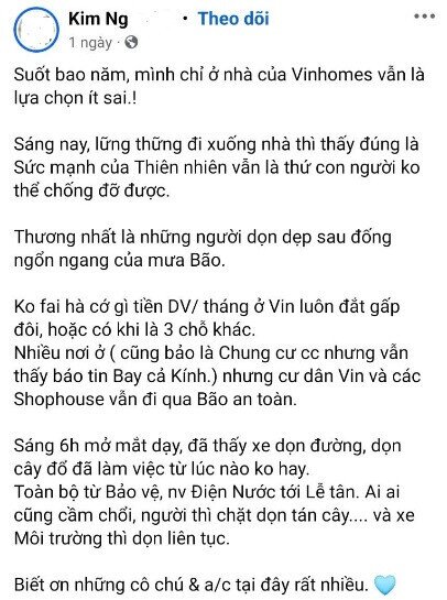 Mưa bão lớn, phép thử cho chất lượng chung cư