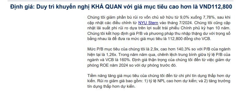 Một cổ phiếu ngân hàng ‘lọt mắt xanh’ của chuyên gia, kỳ vọng tăng 24%