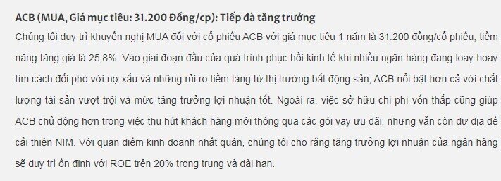 Một cổ phiếu ngân hàng 'triển vọng' được khuyến nghị mua, kỳ vọng tăng 26%