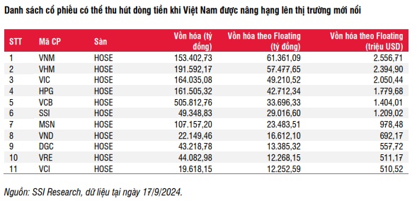 Nếu Việt Nam được nâng hạng, nhóm cổ phiếu nào sẽ được quỹ ngoại "săn đón"?