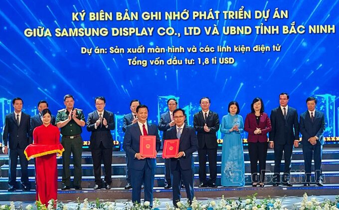 Samsung sẽ đầu tư thêm 1,8 tỷ USD vào Bắc Ninh