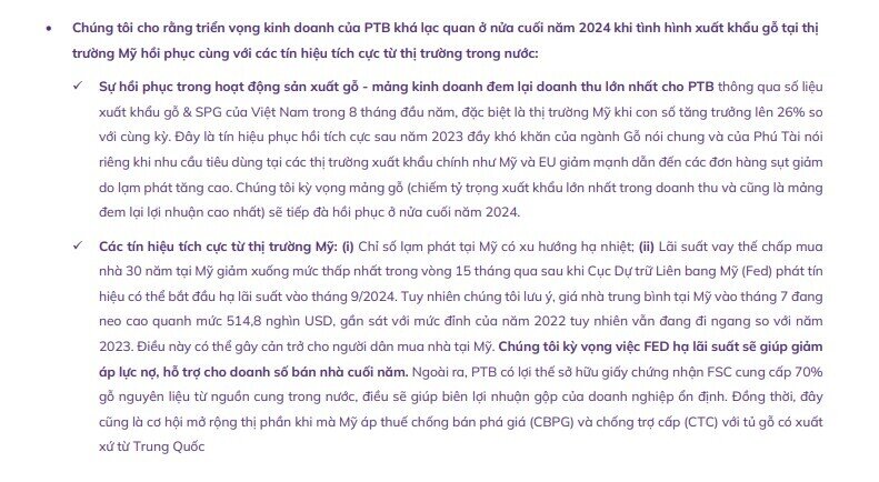 Xuất khẩu mặt hàng tỷ USD sang Mỹ, cổ phiếu một doanh nghiệp được dự báo tăng hơn 20%