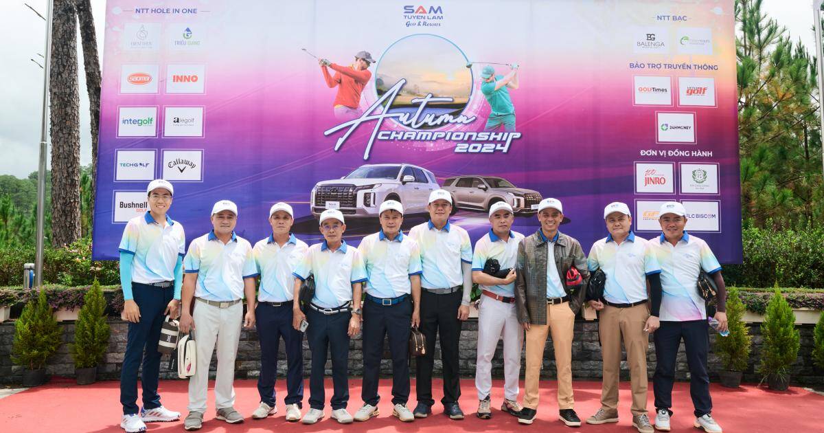 Golfer Đào Quốc Hiệu vô địch giải golf SAM Tuyen Lam Autumn Championship 2024