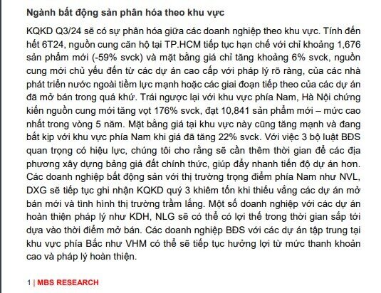 Dự phóng KQKQ quý 3: Bán lẻ, năng lượng và khu công nghiệp bứt phá, thêm một quý buồn của nhóm BĐS