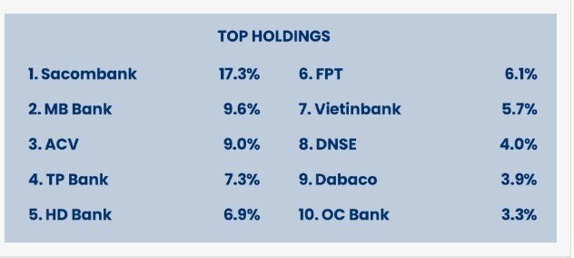 Lý do cổ phiếu ngân hàng chiếm tới 50% danh mục đầu tư của PYN Elite Fund