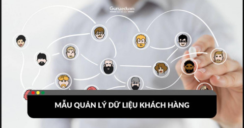 Mẫu quản lý dữ liệu khách hàng cho Startup