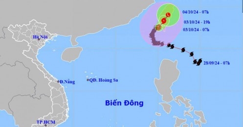 Bão Krathon ra ngoài Biển Đông