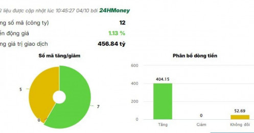 Dòng tiền tìm đến nhóm cổ phiếu dầu khí