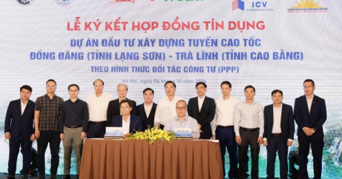 Công ty CP cao tốc Đồng Đăng - Trà Lĩnh và VPbank ký hợp đồng tín dụng 2.300 tỷ đồng