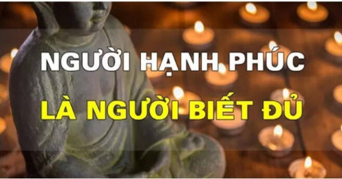 Đời người 'biết đủ' là hạnh phúc