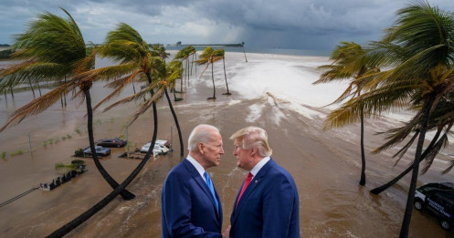 Bão Milton đổ bộ Florida: Biden chỉ trích Trump lan truyền tin giả làm ảnh hưởng công tác cứu trợ