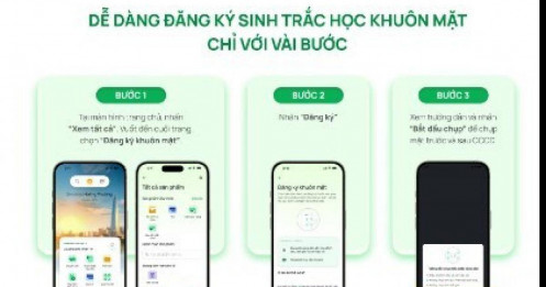 Một ngân hàng thông báo dừng giao dịch với khách chưa đăng ký sinh trắc học trước ngày 1/1/2025