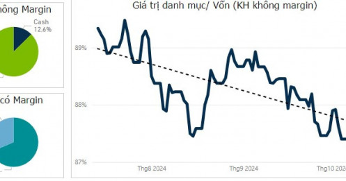 Phân tích phân bổ tài sản không margin và có margin tại TCBS (10/10/2024)