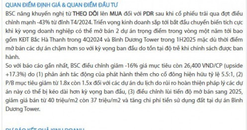 Loạt dự án trọng điểm hứa hẹn mang lại lợi nhuận ‘khủng’, cổ phiếu PDR được dự báo tăng 16%