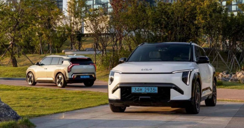 Kia EV2 - SUV điện ngang cỡ Toyota Raize xuất hiện trên đường phố, dự kiến ra mắt vào năm 2026